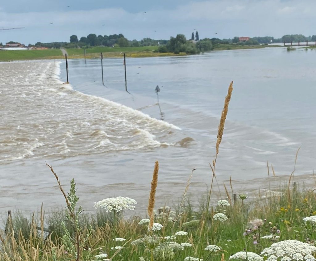 Controlled flooding through a bypass canal along the Waal river, Nijmegen, Netherlands ©Zoran Vojinovic